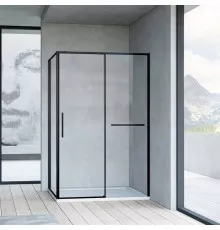 Душевой уголок 120х90 см Vincea Slim Soft VSR-1SS9012CLB прозрачное