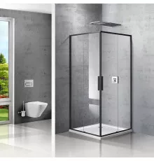 Душевой уголок 89х89 см Vincea Slim VSS-2SL900CLB прозрачное