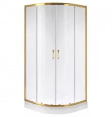 Душевой уголок 100х100 см Niagara NG-6407-08GOLD прозрачное