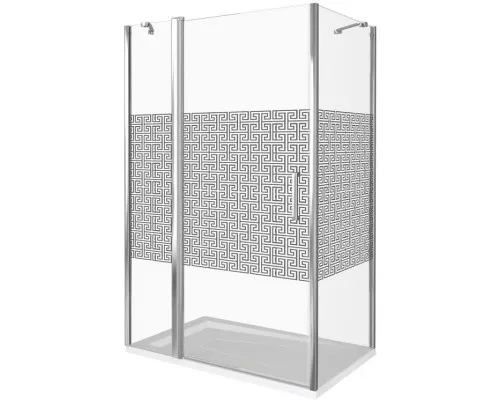 Заказать Боковая стенка 80 см Good Door Fantasy SP-80-F-CH прозрачный с рисунком в магазине сантехники Santeh-Crystal.ru