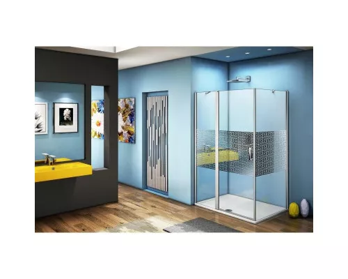 Заказать Боковая стенка 80 см Good Door Fantasy SP-80-F-CH прозрачный с рисунком в магазине сантехники Santeh-Crystal.ru