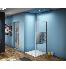 Боковая стенка 80 см Good Door Fantasy SP-80-F-CH прозрачный с рисунком