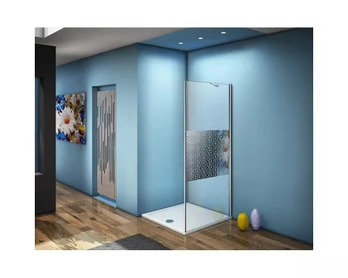 Заказать Боковая стенка 80 см Good Door Fantasy SP-80-F-CH прозрачный с рисунком в магазине сантехники Santeh-Crystal.ru