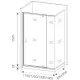 Купить Боковая стенка 80 см Good Door Orion SP-80-G-CH grape в магазине сантехники Santeh-Crystal.ru