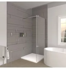 Неподвижная перегородка 90 см Veconi Korato KR74-90-01-19C2 прозрачное