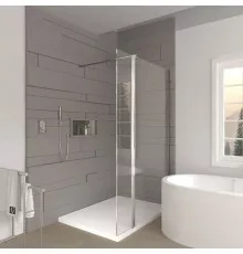 Неподвижная перегородка 90 см Veconi Korato KR75-90-01-19C2 прозрачное