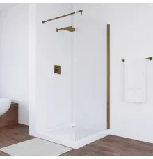 Неподвижная перегородка 76х189 см Vegas Glass EAF 76 05 10 сатин