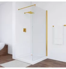 Неподвижная перегородка 86х189 см Vegas Glass EAF 86 09 01 прозрачное