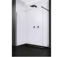 Неподвижная перегородка Radaway Modo X II Black 140 прозрачное