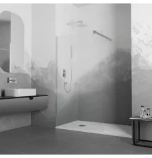 Неподвижная перегородка 110 см RGW WA-001 Walk-in 351000111-11 прозрачное