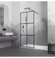 Неподвижная перегородка 80 см RGW WA-11-B Walk-in 32101180-84 прозрачное