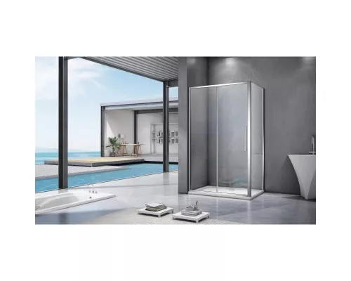 Приобрести Боковая стенка 100 см Good Door Idea SP-100-C-CH прозрачное в магазине сантехники Santeh-Crystal.ru