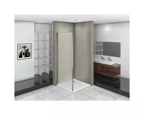 Заказать Боковая стенка 100 см Good Door Infinity SP-100-G-CH grape в магазине сантехники Santeh-Crystal.ru