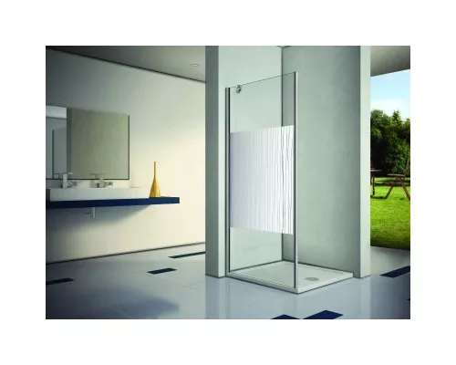 Приобрести Боковая стенка 80 см Good Door Pandora SP-80-T-CH прозрачное с рисунком в магазине сантехники Santeh-Crystal.ru