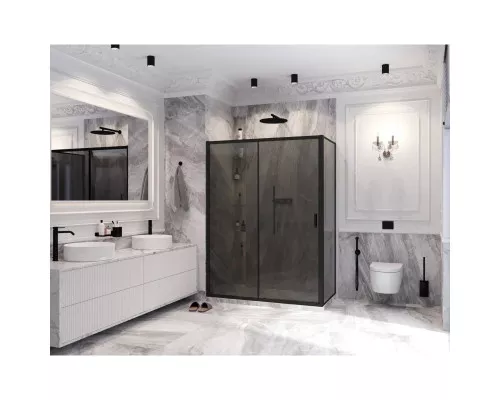 Купить Боковая стенка 110 см Ambassador Forsa 110ABB тонированное в магазине сантехники Santeh-Crystal.ru