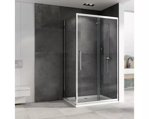 Купить Боковая стенка 75 см Abber Schwarzer Diamant S75 прозрачное в магазине сантехники Santeh-Crystal.ru