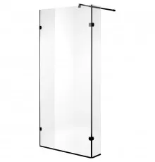 Неподвижная перегородка 120 см Niagara NG-682-12BLACK прозрачное