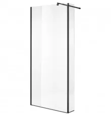 Неподвижная перегородка 90 см Niagara NG-684-90BLACK прозрачное