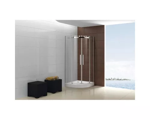 Купить Акриловый поддон 90x90 см Cezares TRAY-A-R-90-550-15-W в магазине сантехники Santeh-Crystal.ru