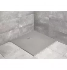 Поддон из литого мрамора 90x90 см Radaway Kyntos C Cemento HKC9090-74