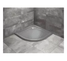 Акриловый поддон 80x80 см Radaway Doros A Stone Anthracite SDRA8080-01-64S