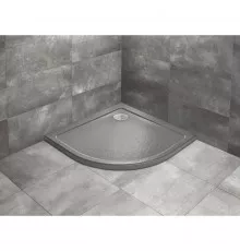 Акриловый поддон 80x80 см Radaway Doros A Stone Anthracite SDRA8080-01-64S