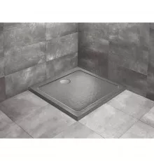 Акриловый поддон 80x80 см Radaway Doros C Stone Anthracite SDRC8080-01-64S