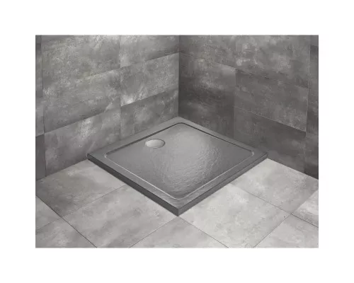 Заказать Акриловый поддон 80x80 см Radaway Doros C Stone Anthracite SDRC8080-01-64S в магазине сантехники Santeh-Crystal.ru