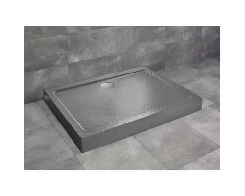 Купить Акриловый поддон 120x100 см Radaway Doros D Compact Stone Anthracite SDRD1290-05-64S в магазине сантехники Santeh-Crystal.ru