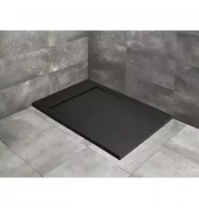 Поддон из литого мрамора 140x90 см Radaway Teos F Black HTF14090-54
