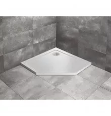 Акриловый поддон 80x80 см Radaway Doros PT Stone White SDRPT8080-01-04S