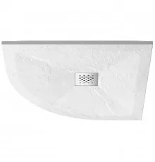 Душевой поддон из литого мрамора 120х90 см Vincea VST-4SQ9012W-R