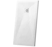 Душевой поддон из литого мрамора 120х80 см Vincea VST-4SR8012W