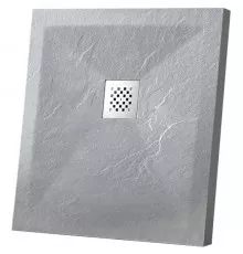 Душевой поддон из литого мрамора 90х90 см Vincea VST-4SR9090G