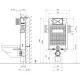 Приобрести Смывной бачок скрытого монтажа для подвесного унитаза Ravak X01458 в магазине сантехники Santeh-Crystal.ru