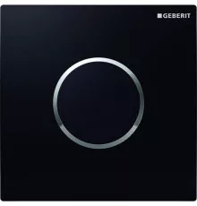 Система электронного управления смывом писсуара, питание от сети, защитная крышка типа 10 Geberit черный/глянцевый хром 116.025.KM.1