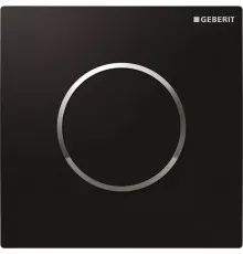 Система пневматического управления смывом писсуара, смывная клавиша типа 10 Geberit черный/глянцевый хром/черный 116.015.KM.1