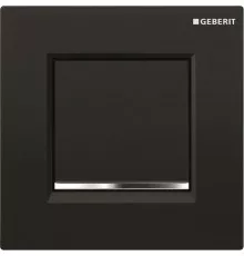 Система пневматического управления смывом писсуара, смывная клавиша типа 30 Geberit черный/глянцевый хром/черный 116.017.KM.1