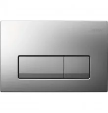 Смывная клавиша Geberit Delta51 матовый хром для двойного смыва 115.105.46.1