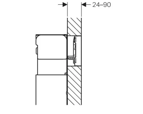 Купить Смывная клавиша Geberit Omega60 белое стекло для двойного смыва 115.081.SI.1 в магазине сантехники Santeh-Crystal.ru