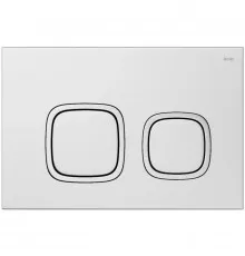 Смывная клавиша IDDIS Unifix матовый хром/глянцевый хром/матовый хром UNI04CHi77