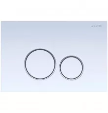 Смывная клавиша Aquatek белый/глянцевый хром/белый KDI-0000015