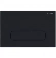 Смывная клавиша Aquatek черный матовый KDI-0000017