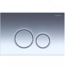 Смывная клавиша Aquatek глянцевый хром KDI-0000018