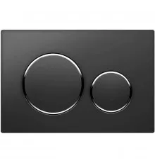 Смывная клавиша Vincea черный матовый/глянцевый хром/черный матовый VFP-005MB