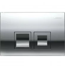 Смывная клавиша Geberit Delta50 глянцевый хром для двойного смыва 115.135.21.1