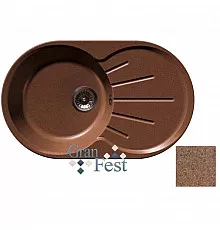 Кухонная мойка терракот GranFest Rondo GF-R750L