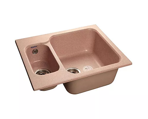Заказать Кухонная мойка розовый GranFest Standart GF-S615K в магазине сантехники Santeh-Crystal.ru