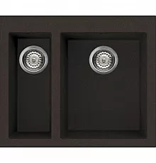 Кухонная мойка темный шоколад Tetogranit Omoikiri Bosen 59-2-DC