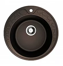 Кухонная мойка темный шоколад Artgranit Omoikiri Tovada 51-DC